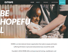 Tablet Screenshot of moreinternational.org