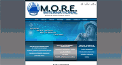 Desktop Screenshot of moreinternational.com